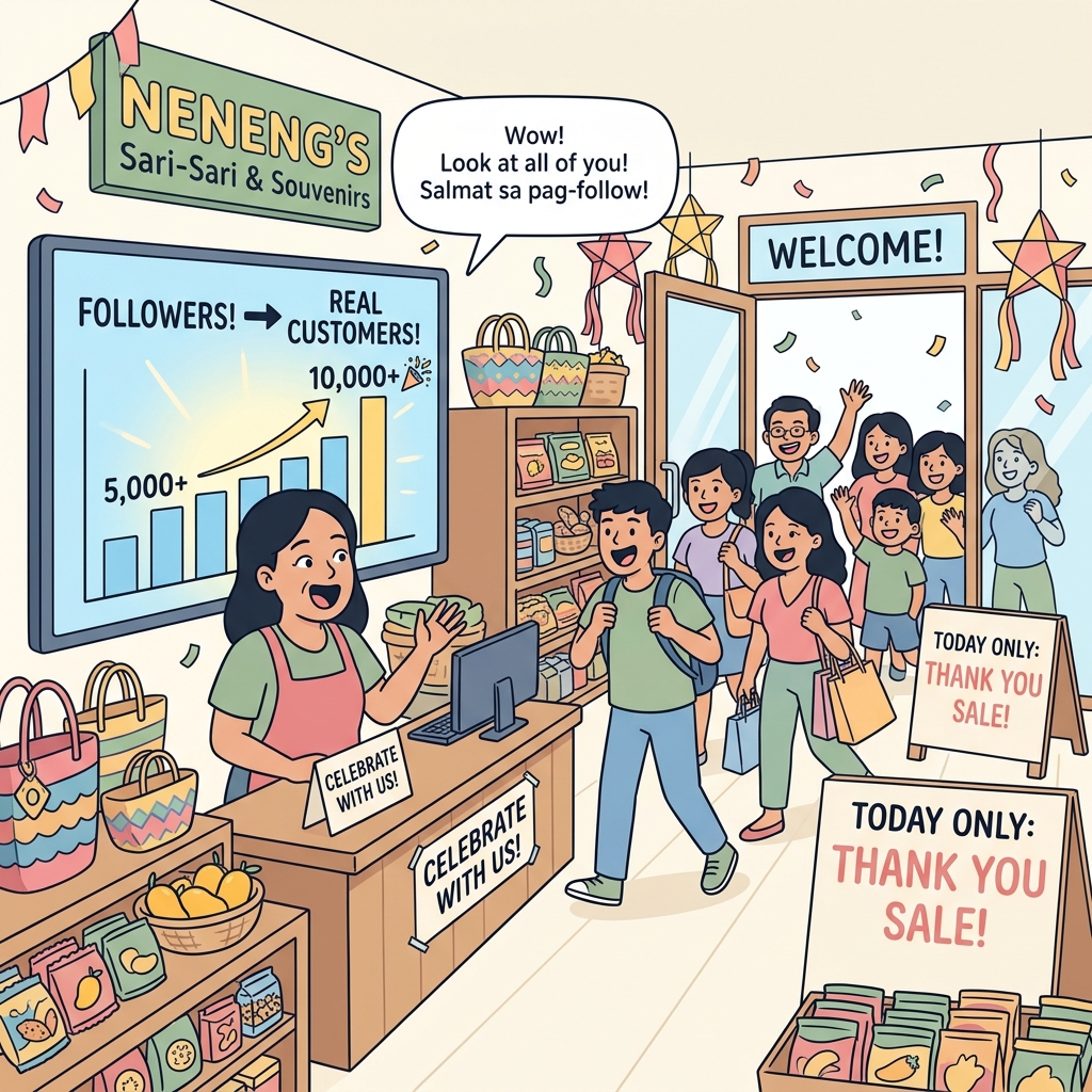 Cebu shop owner watching social media followers become real paying customers
